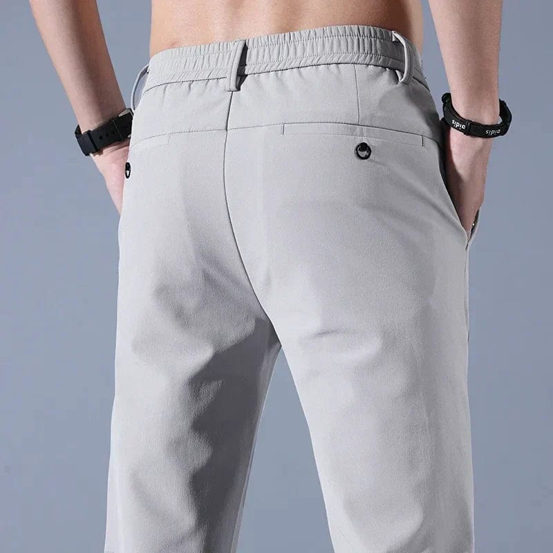 Pantalons de Golf Élégants en Tissu Luxe - Adrian