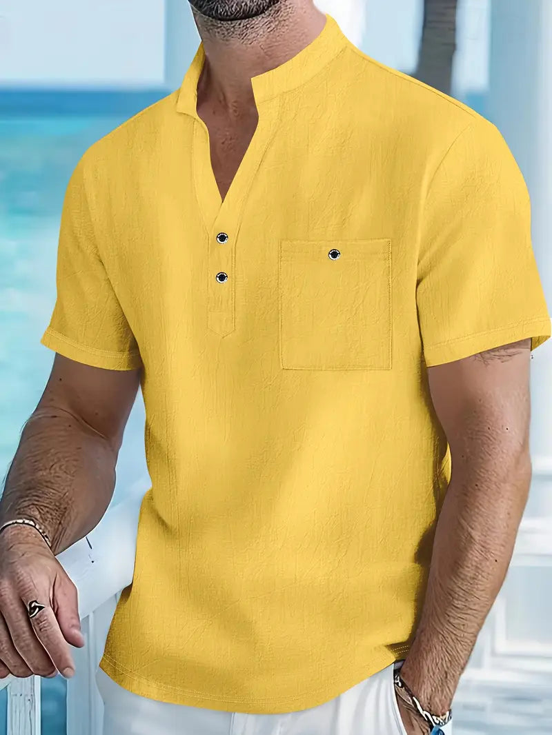 Maevine | Chemise élégante à manches courtes