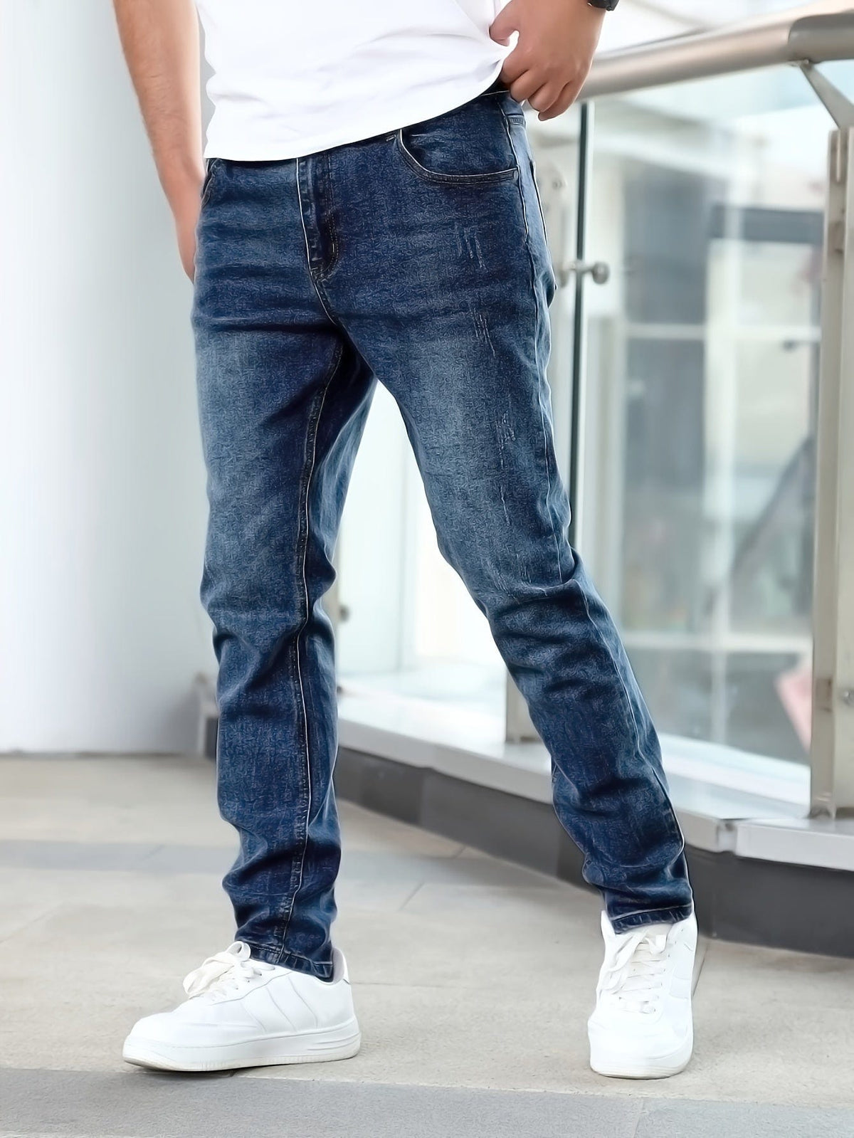 Jeans Élastiques Chic Antony - Élégance Décontractée