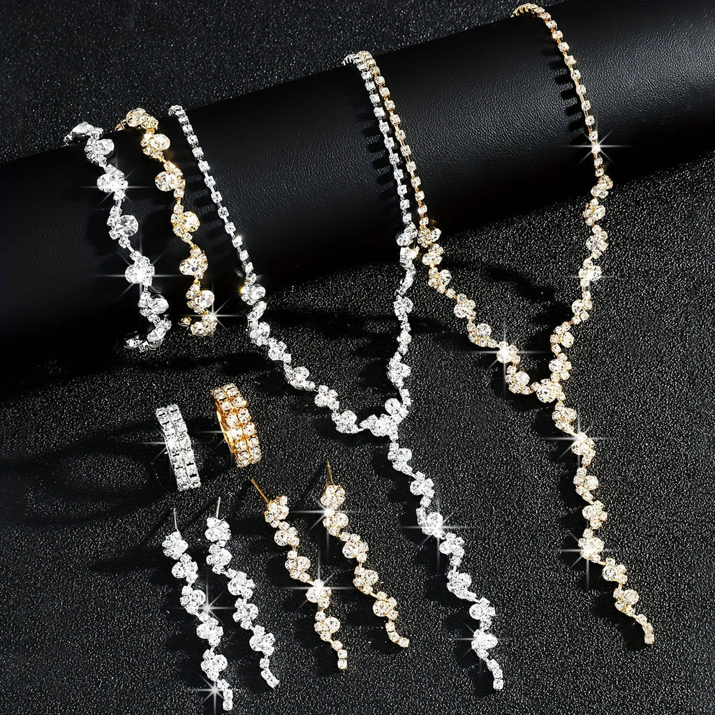 Valentine™ | Set Bijoux Fleur Étincelante Haut de Gamme