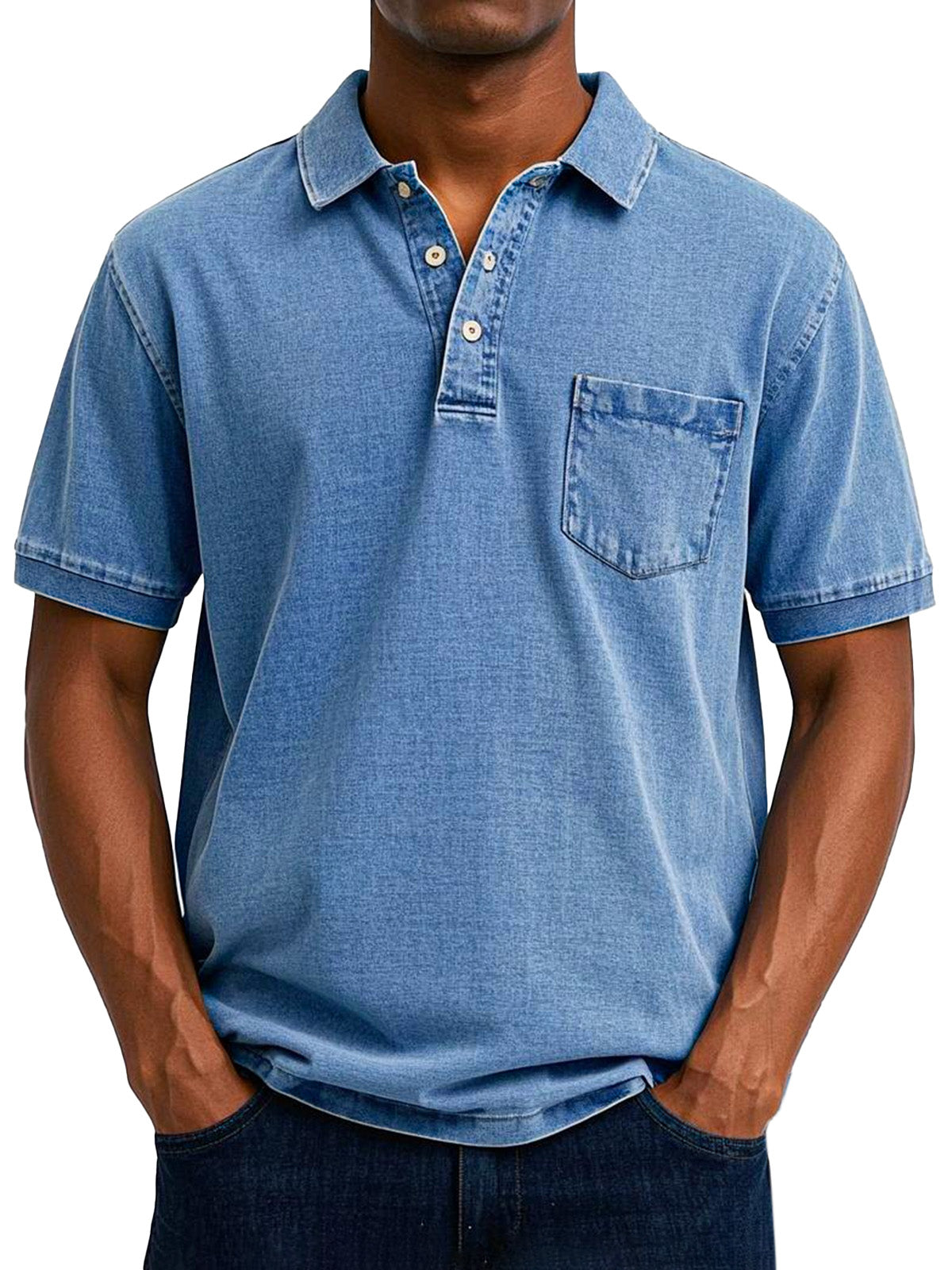 Maevine  | Chemise Polo Vintage Décontractée pour Homme