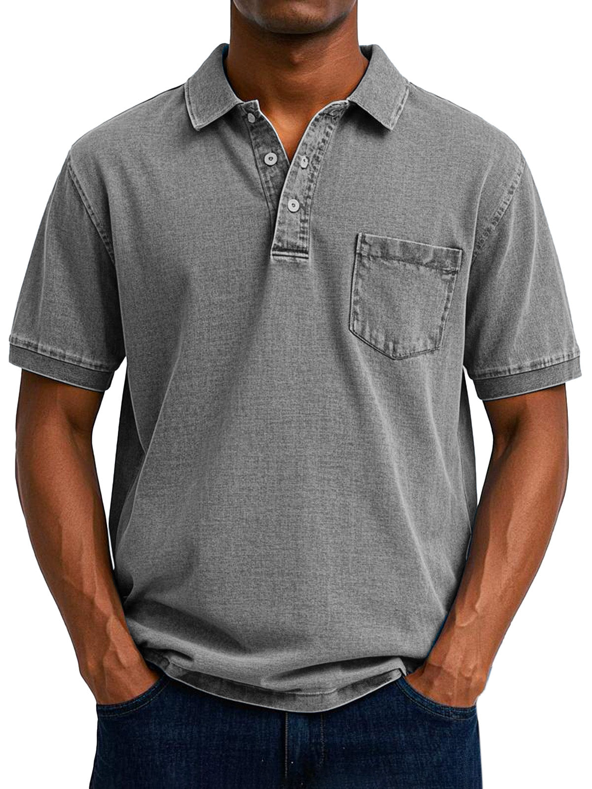 Maevine  | Chemise Polo Vintage Décontractée pour Homme