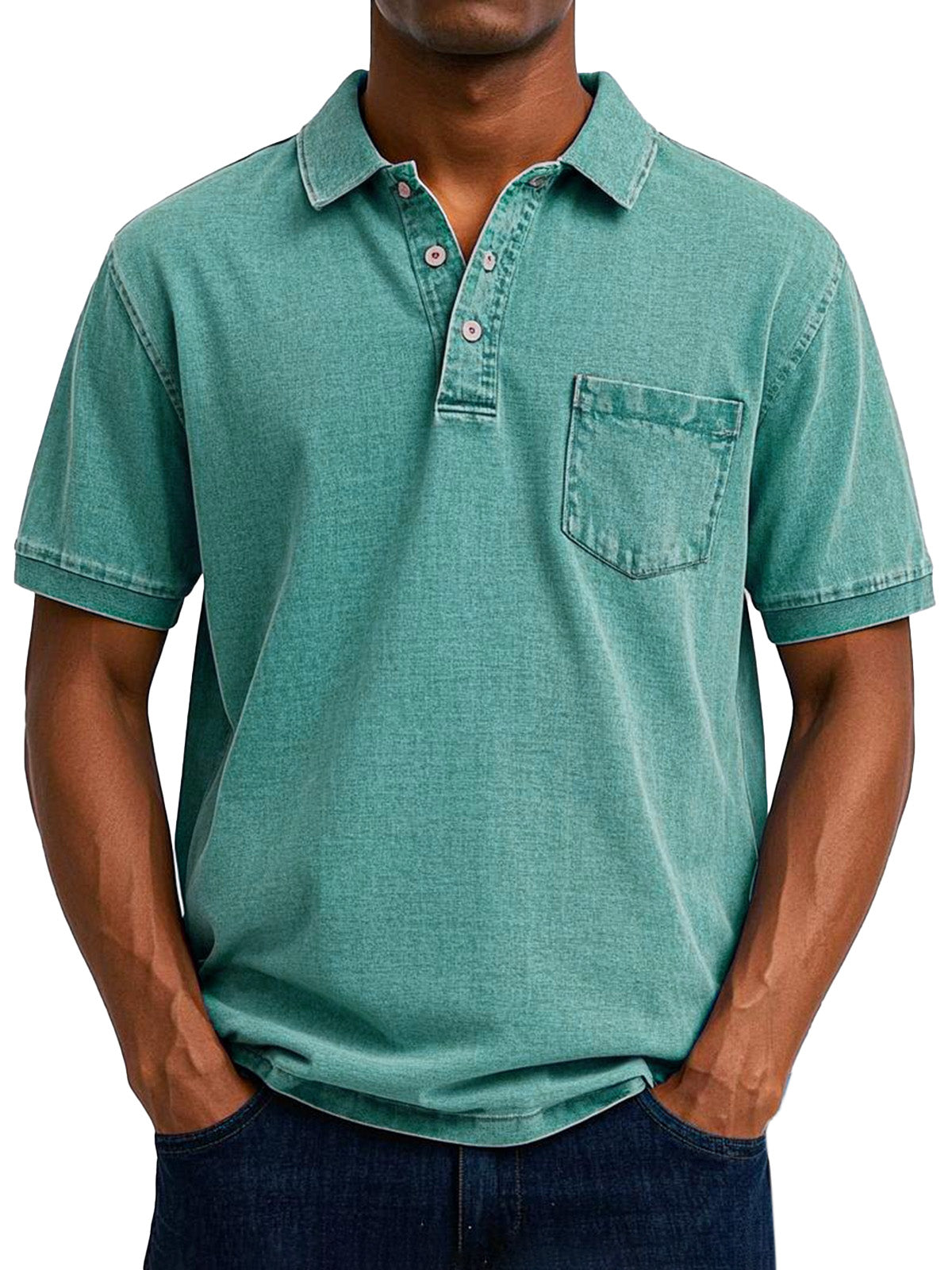 Maevine  | Chemise Polo Vintage Décontractée pour Homme