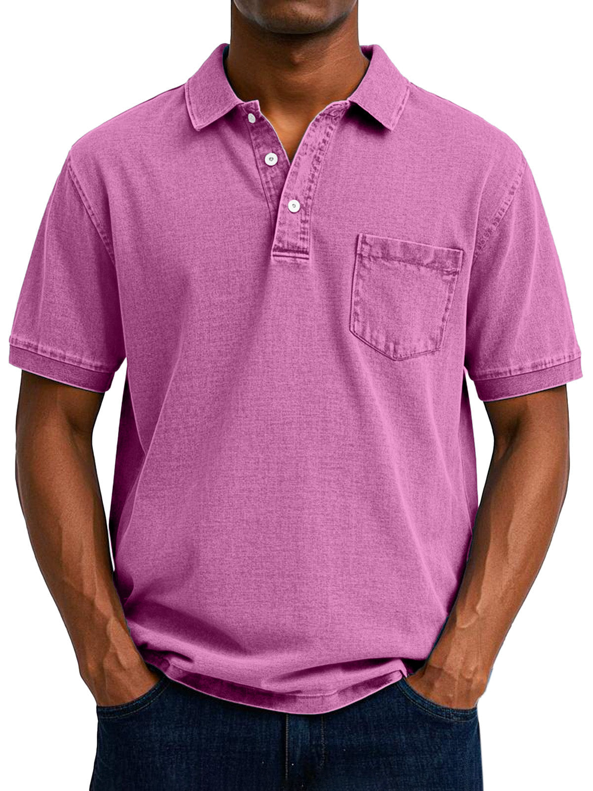 Maevine  | Chemise Polo Vintage Décontractée pour Homme