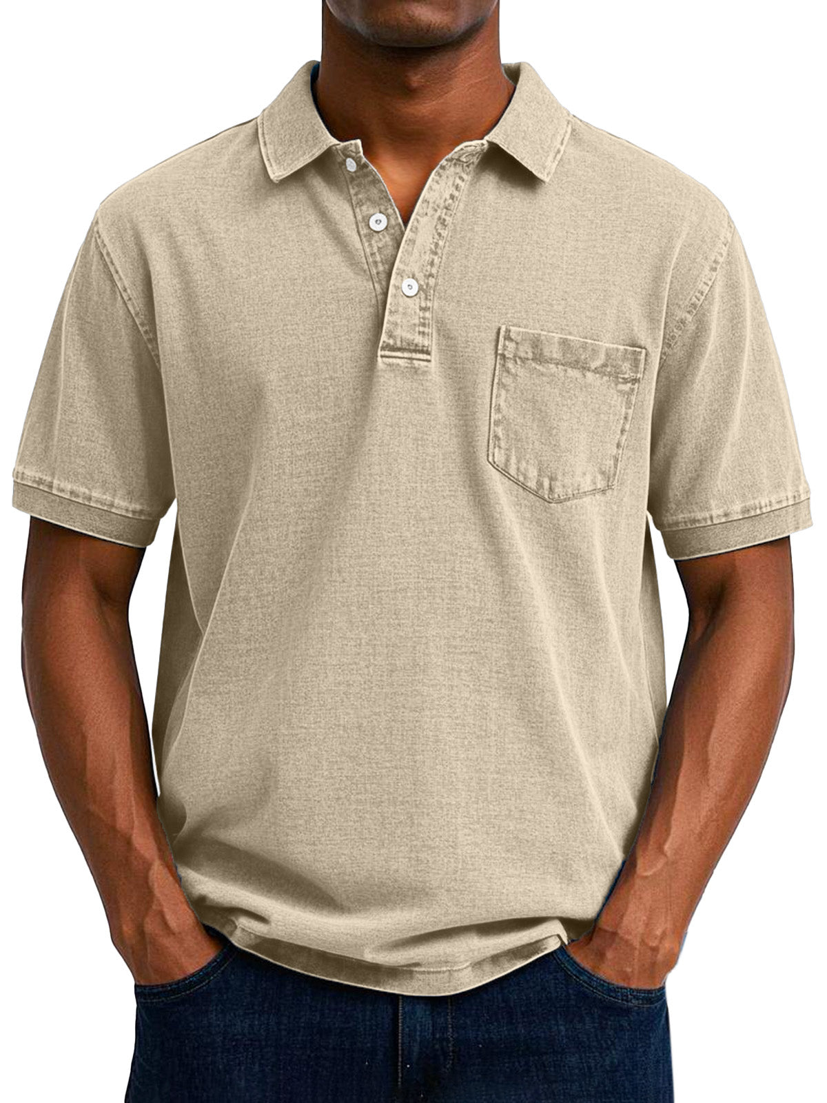 Maevine  | Chemise Polo Vintage Décontractée pour Homme