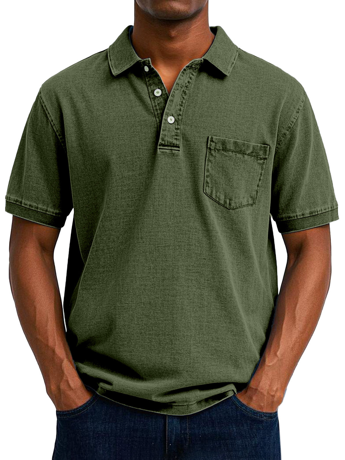 Maevine  | Chemise Polo Vintage Décontractée pour Homme