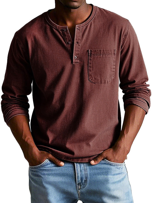 Maevine | Chemise Vintage à Manches Longues
