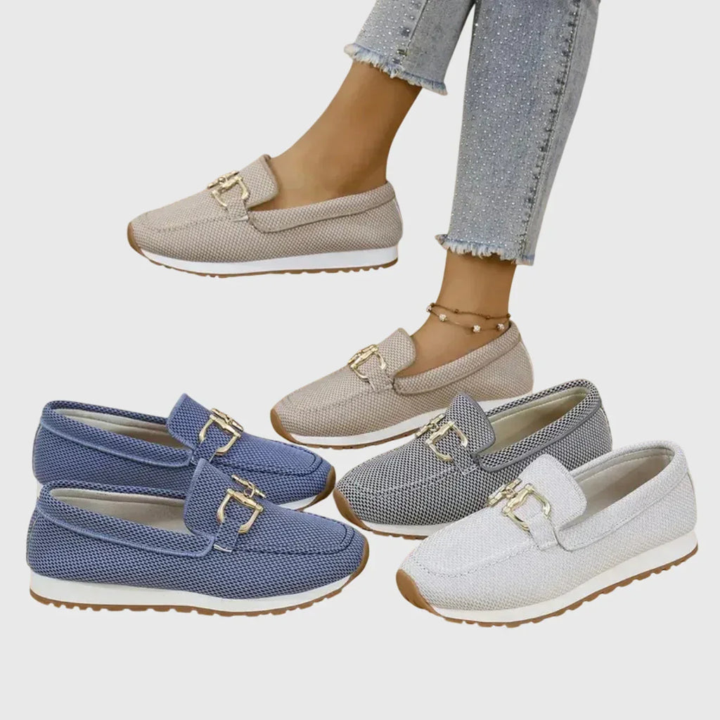 Camilla | Slip-on sportives à détail doré