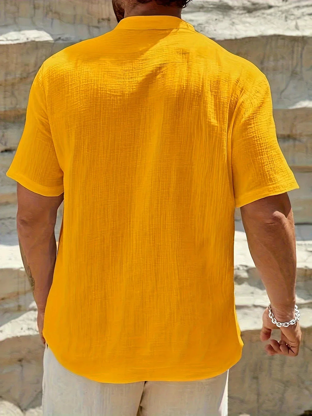 Maevine | Chemise d'été élégante à col montant