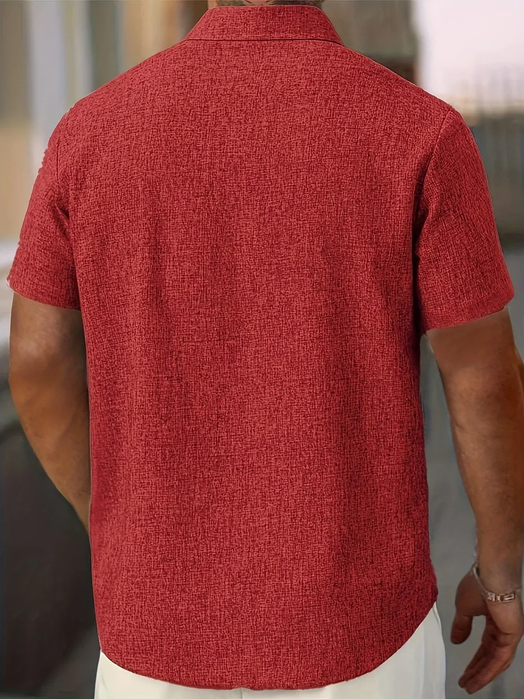 Maevine | Chemise légère à manches courtes en mélange de lin
