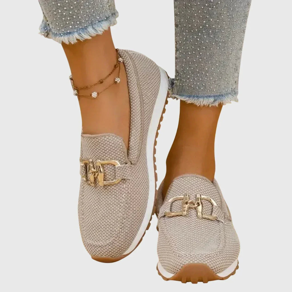 Camilla | Slip-on sportives à détail doré