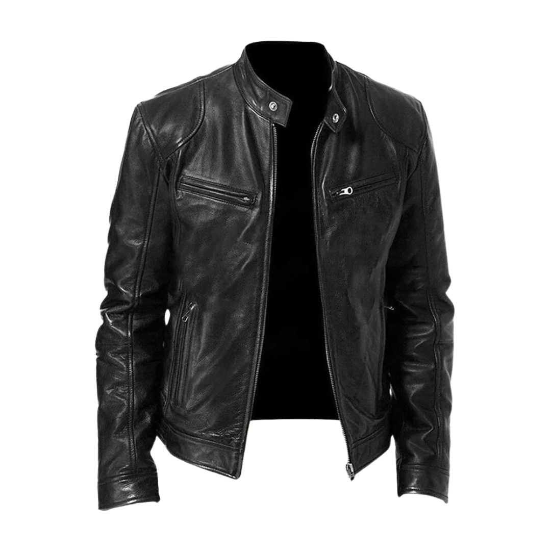 Veste noire au style classique