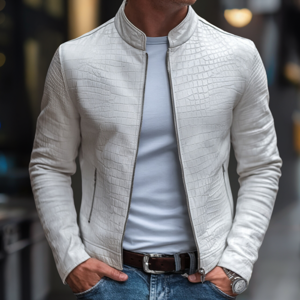 Veste en Python Élégante - Maison Claire et Sylvie