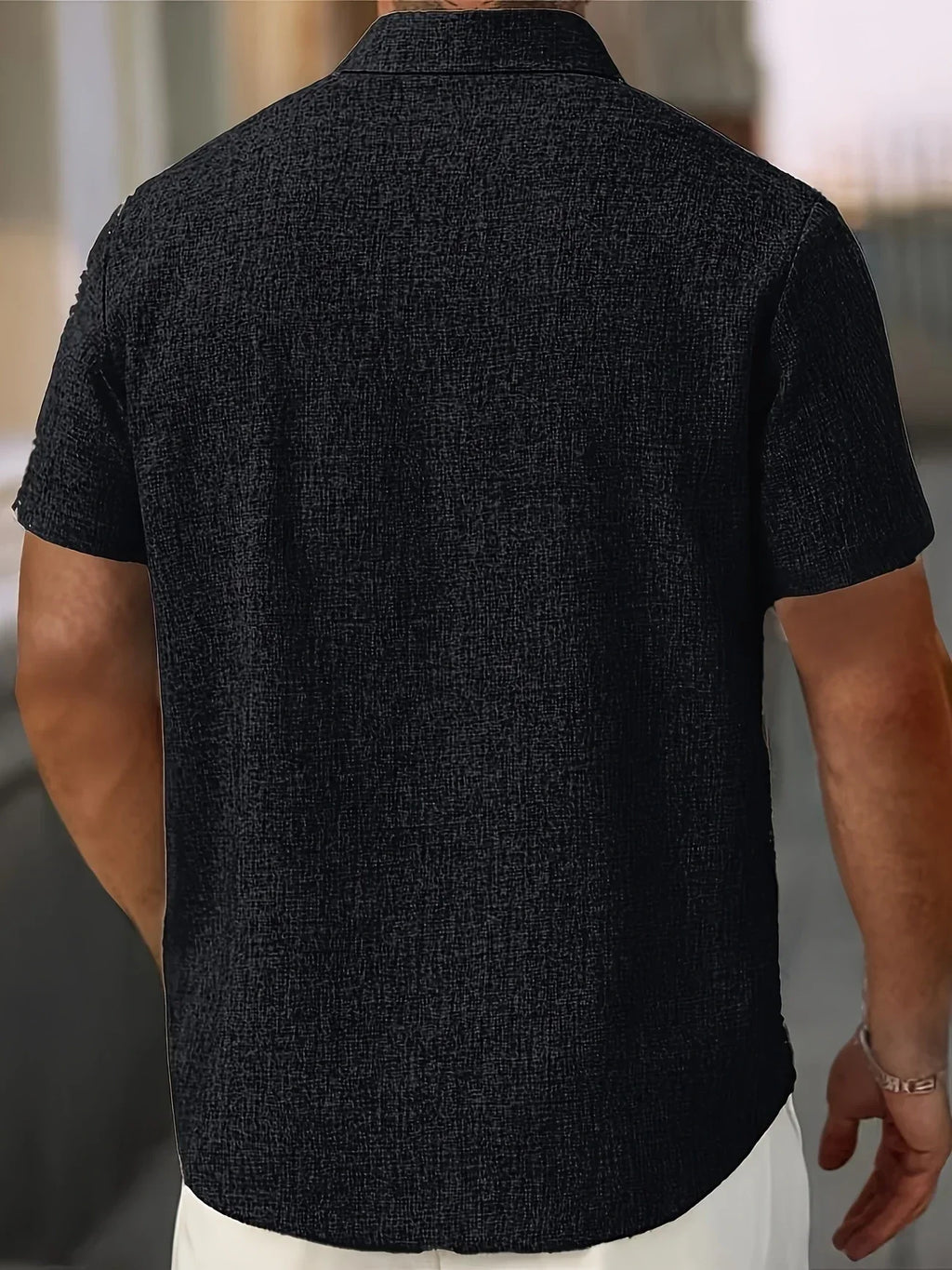 Maevine | Chemise légère à manches courtes en mélange de lin
