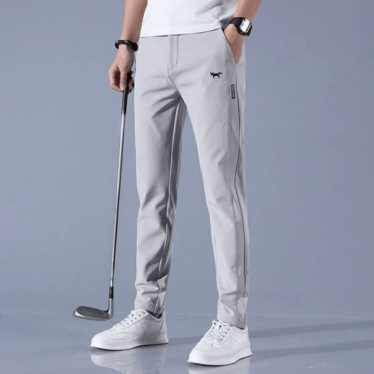 Pantalons de Golf Élégants en Tissu Luxe - Adrian