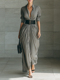 Zéphyrine | Robe Longue Plissée