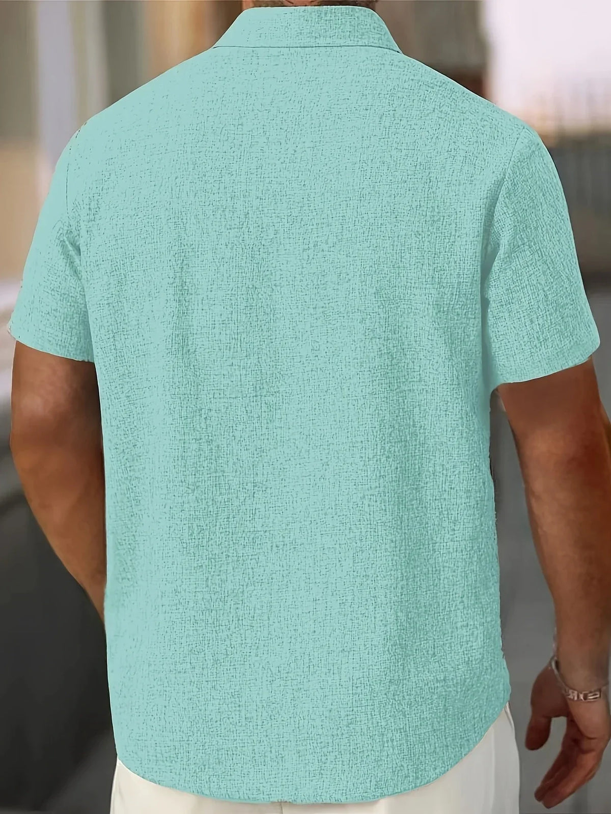 Maevine | Chemise légère à manches courtes en mélange de lin