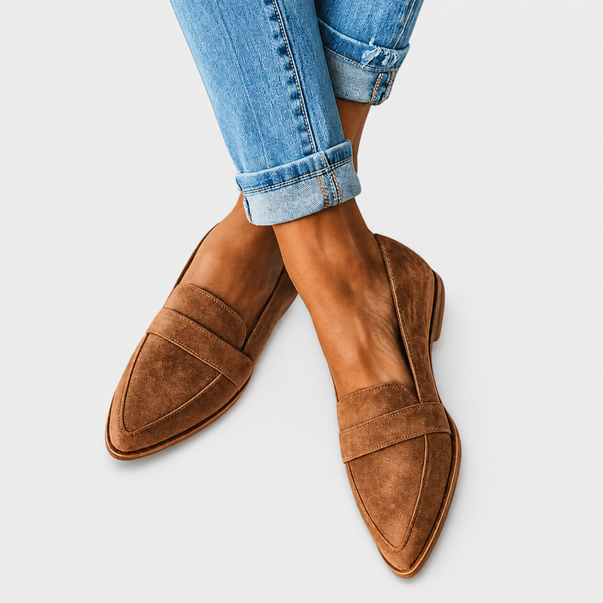 Éliane | Chaussons Orthopédiques en Daim Doux