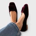 Noémie™ | Mocassins en Cuir Suédois Design