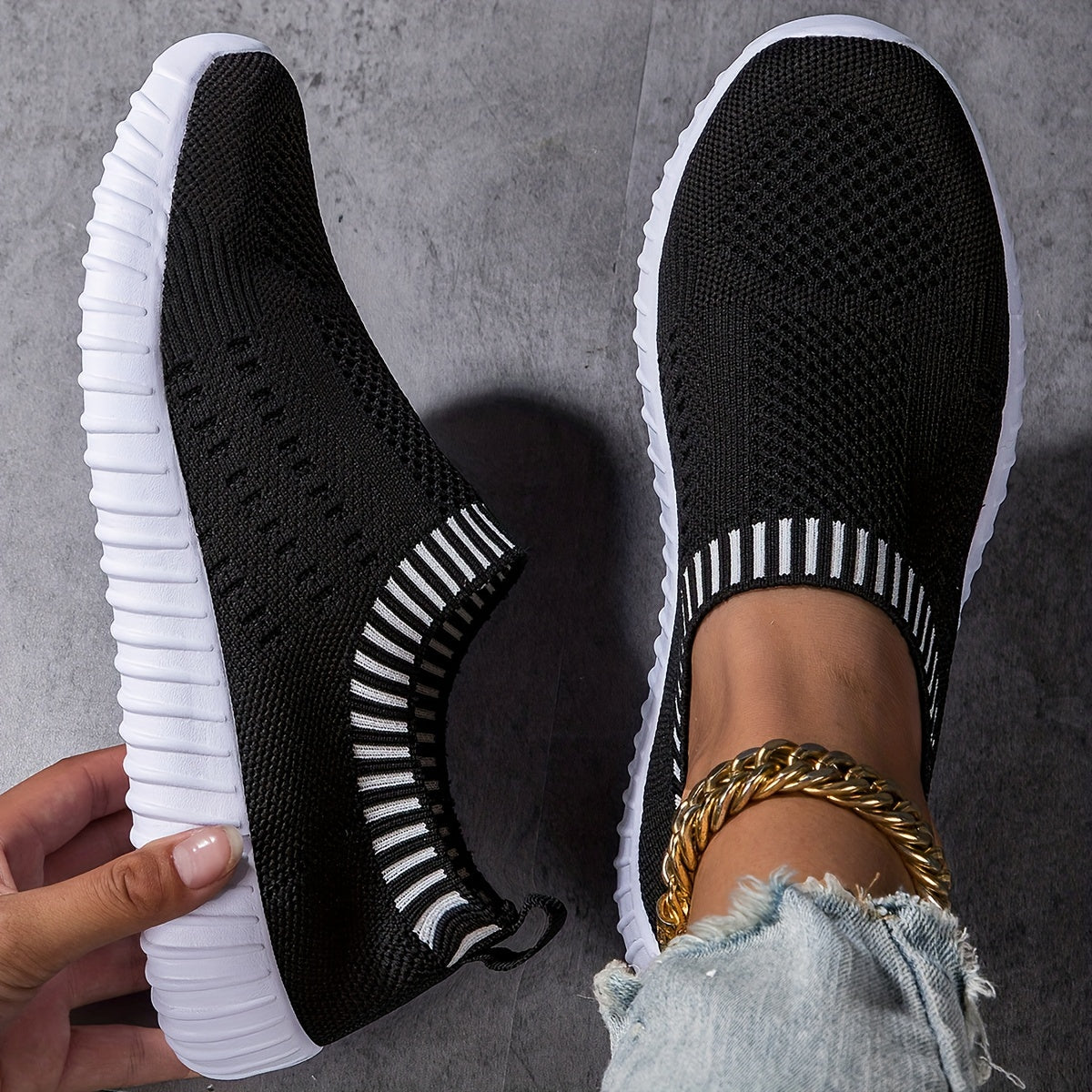 Sneakers ultra légères antidérapantes