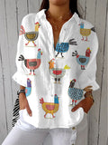 Isaure™ | Blouse Poule Facétieuse