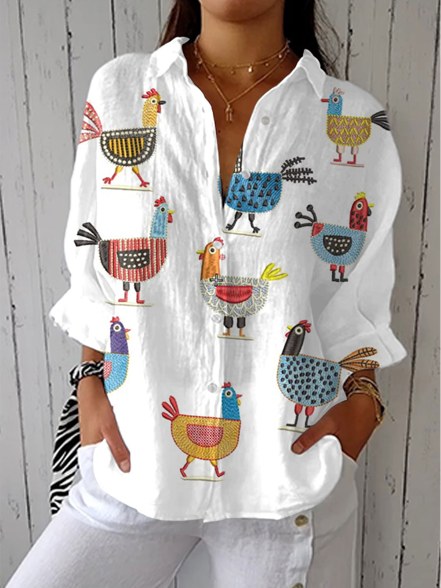 Isaure™ | Blouse Poule Facétieuse