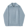 Maevine | Pull Azure à quart de zip