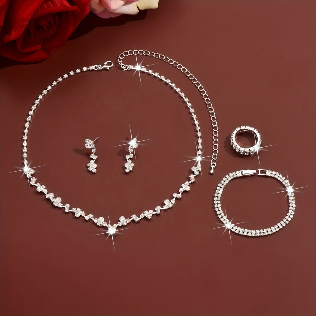Bénédicte™ | Set Bijoux Élégant Léger 4 Pièces
