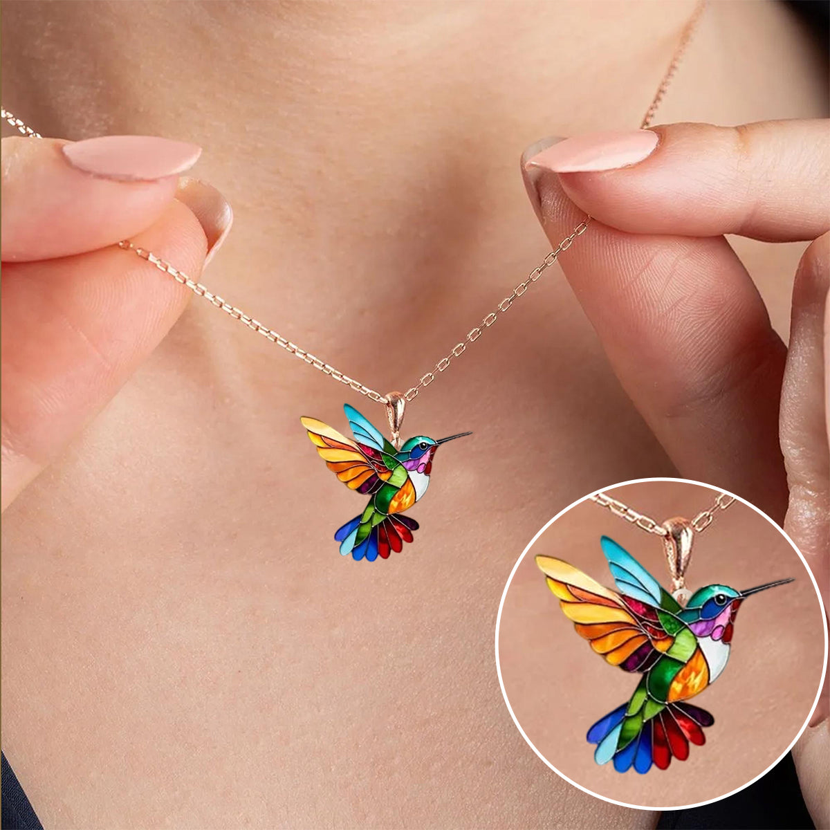 Éloïse™ | Magnifique Collier Colibri