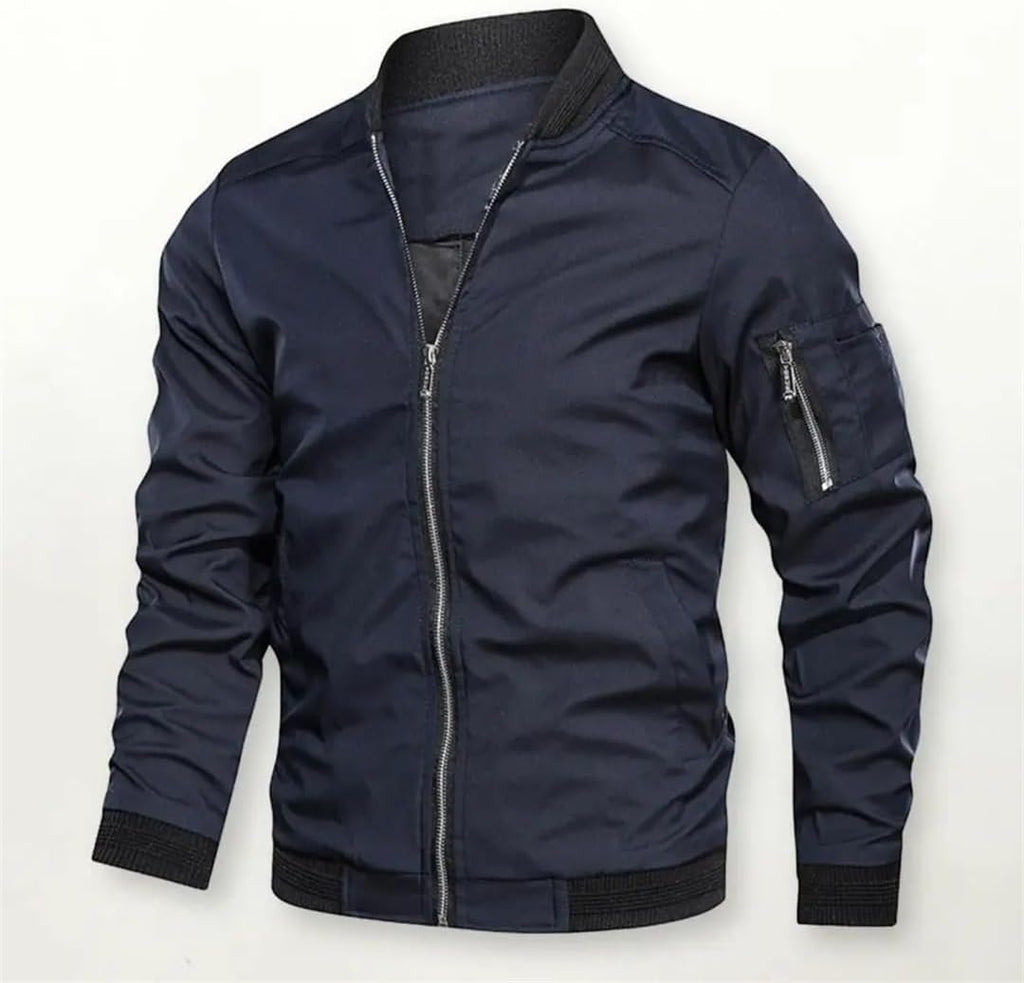 Veste Bomber Élégante en Satin Métallisé - Maison Claire et Sylvie