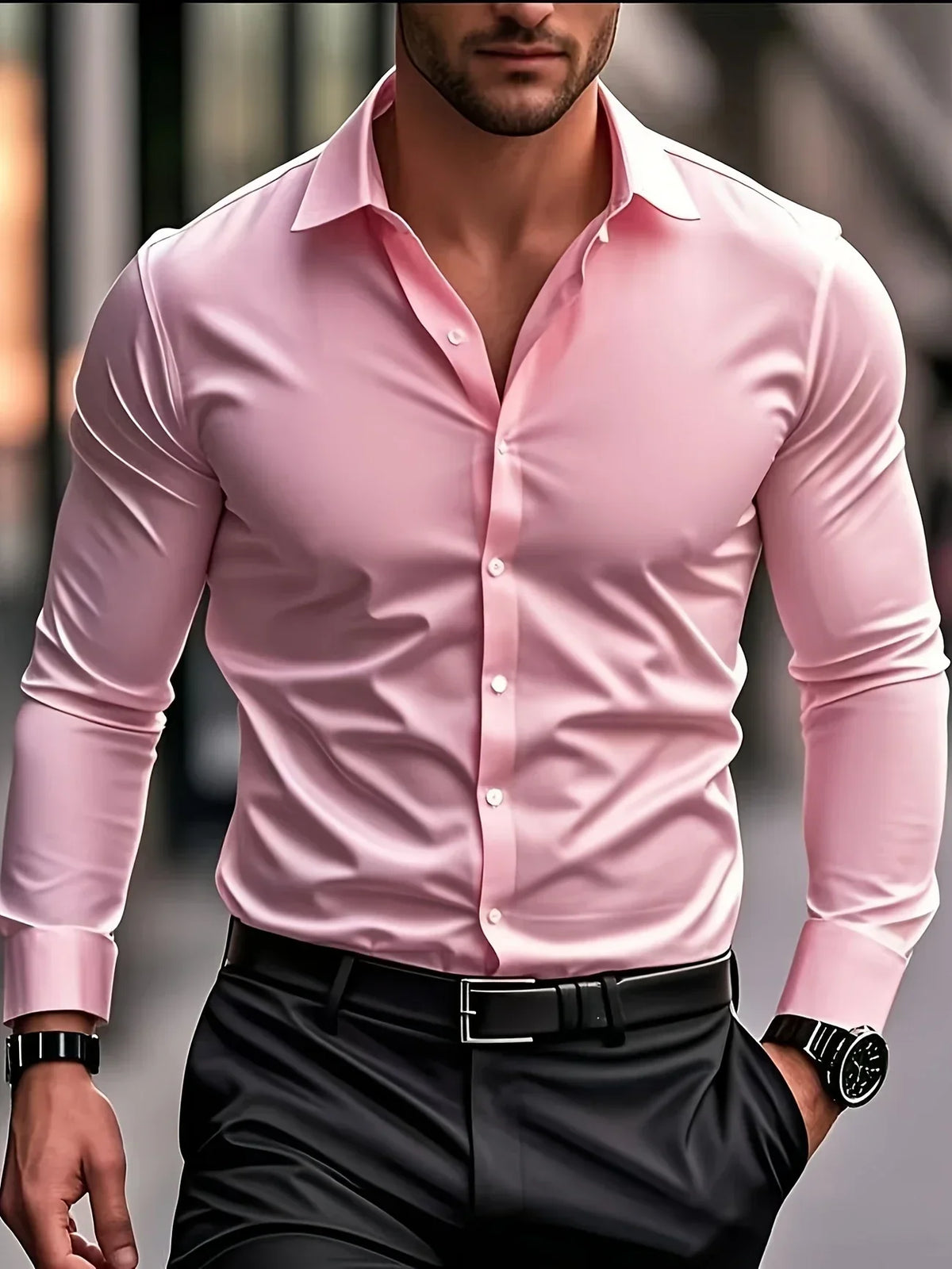 Maevine | Chemise élégante à manches longues avec boutons