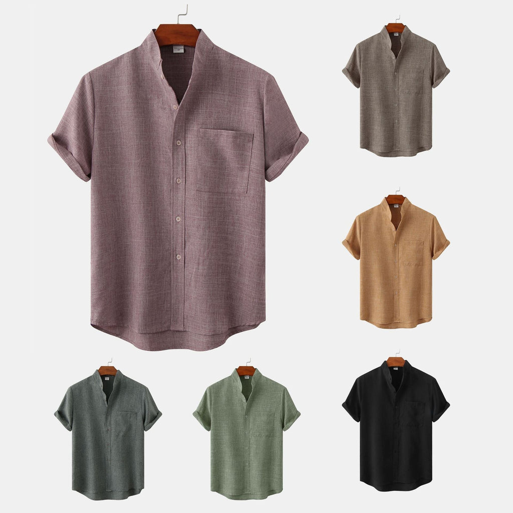 Maevine | Chemise en coton unie avec boutons