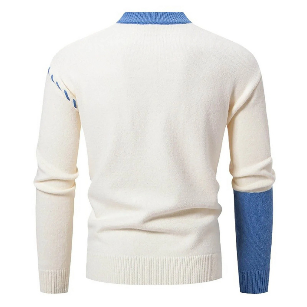 Pull Chic en Maille Texturée aux Détails Élégants
