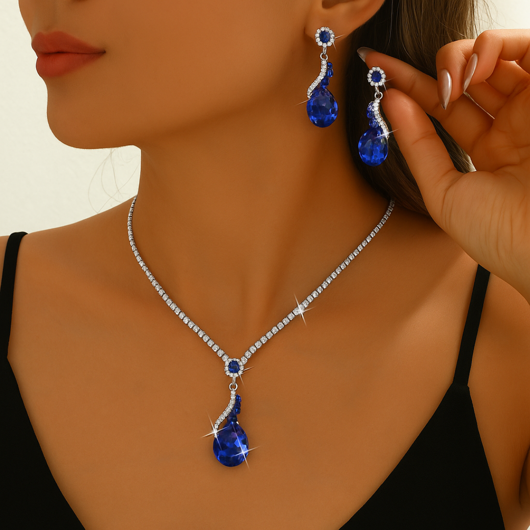 Delphine™ | Set Bijoux Zircone Premium