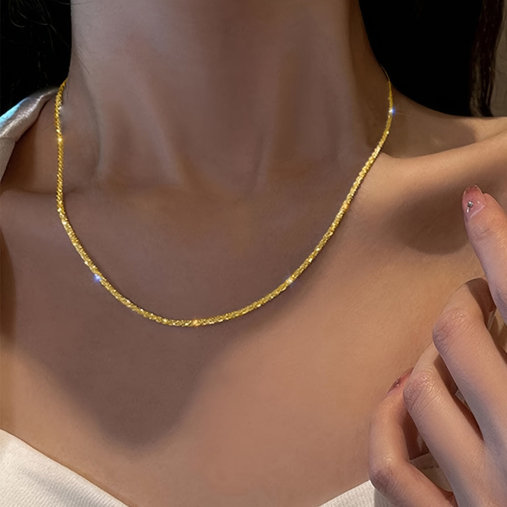 Lucie™ | Set Collier & Bracelet Scintillant Minimaliste