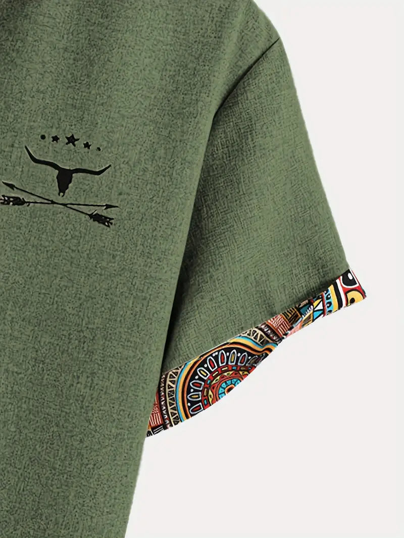 Maevine | Chemise élégante à manches courtes