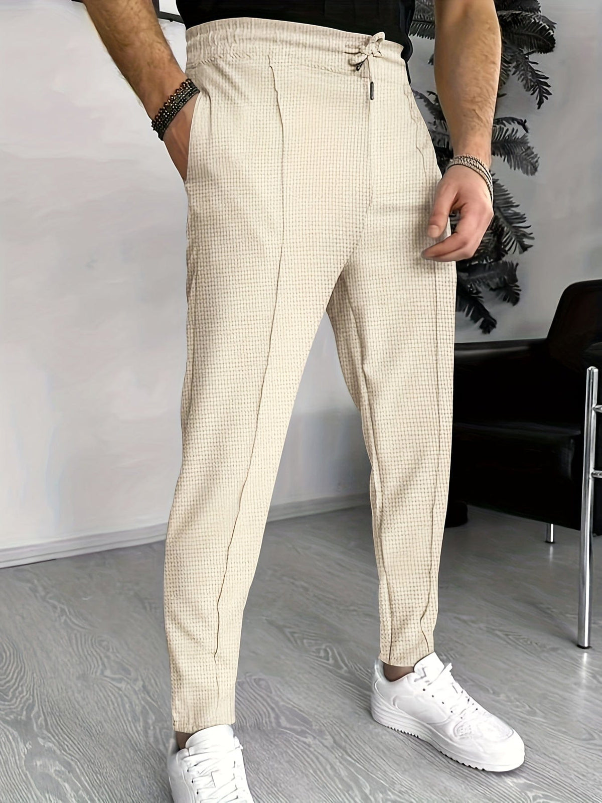 Pantalons Chic en Tissu Doux - Bertrand, Élégance Sportive