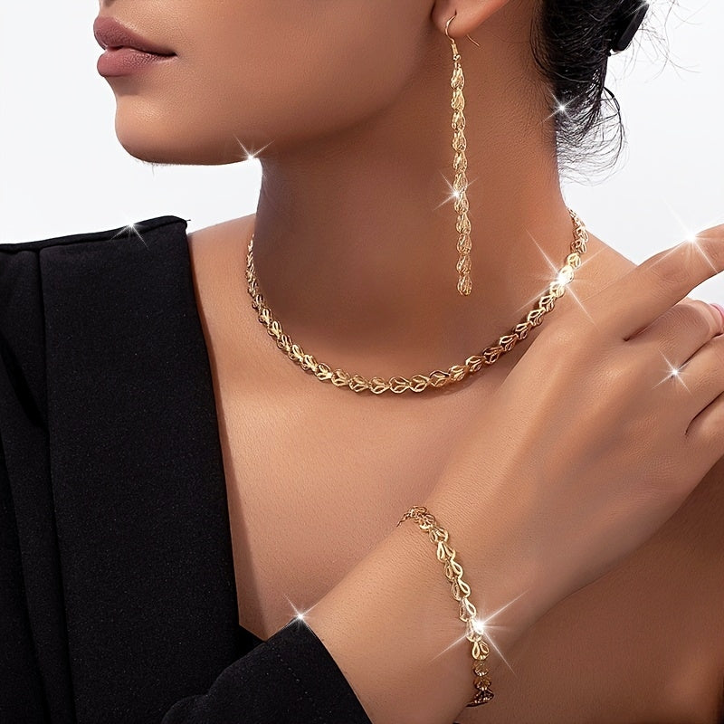 Noémie™ | Set Bijoux Élégant 3 Pièces