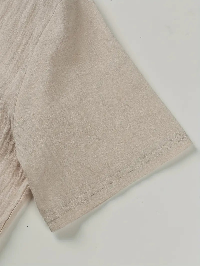 Maevine | Chemise élégante à manches courtes