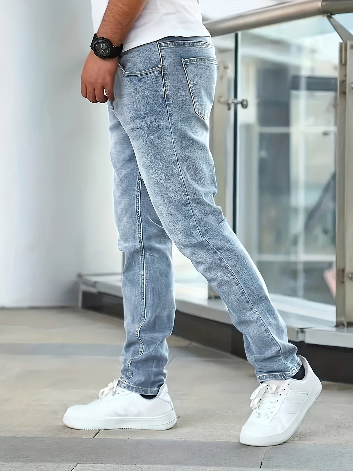 Jeans Élastiques Chic Antony - Élégance Décontractée
