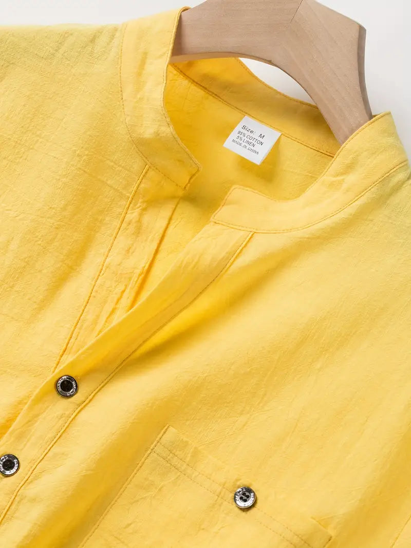 Maevine | Chemise élégante à manches courtes