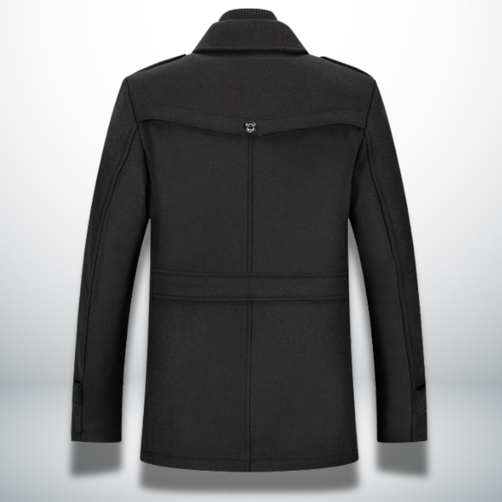 Manteau d'Hiver Élégant Angelo en Laine Précieuse - Maison Claire et Sylvie