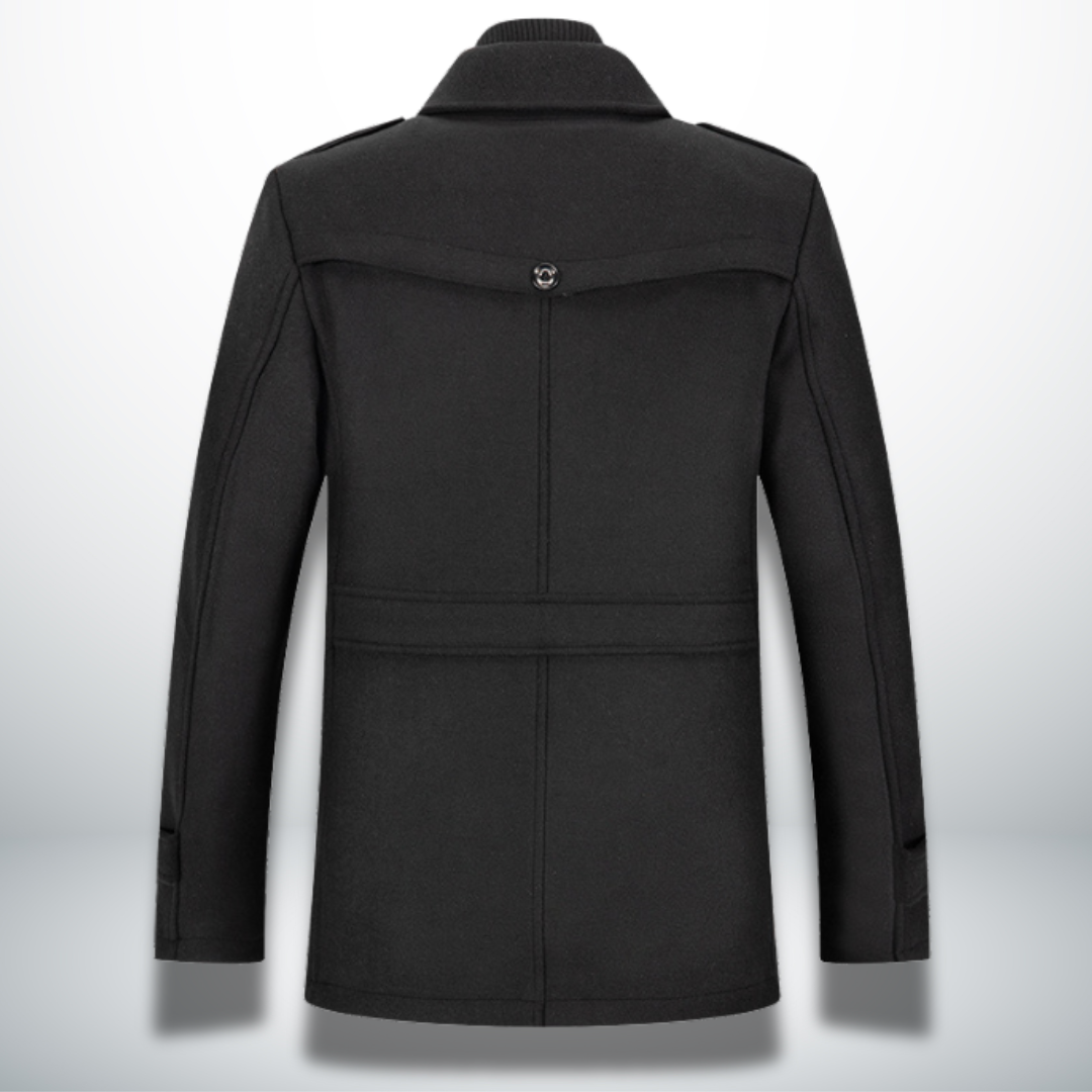 Manteau d'Hiver Élégant Angelo en Laine Précieuse - Maison Claire et Sylvie