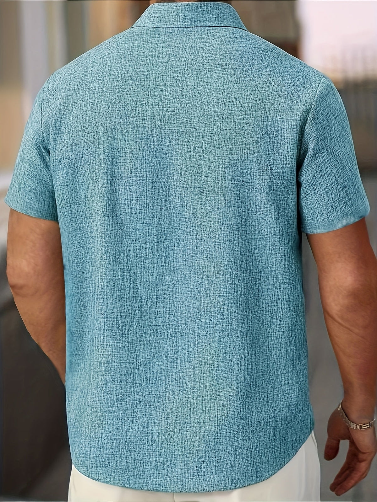 Maevine | Chemise légère à manches courtes en mélange de lin