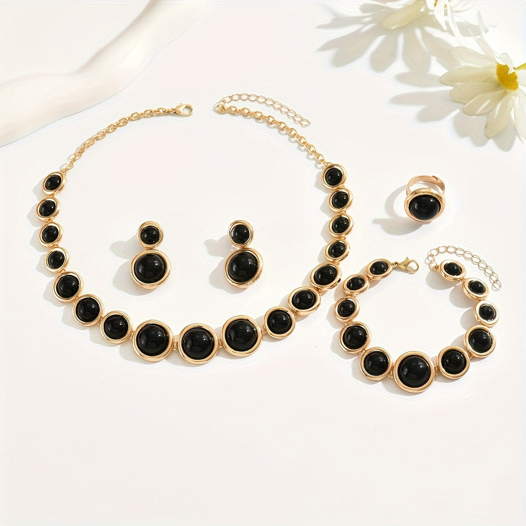 Ginette™ | Set Bijoux Rétro 4 Pièces
