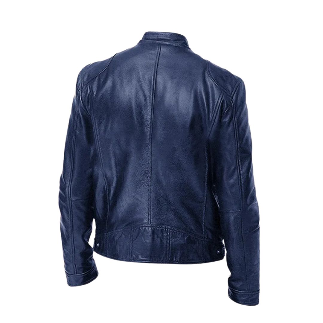 Veste noire au style classique