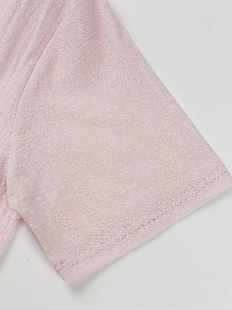 Maevine | Chemise élégante à manches courtes