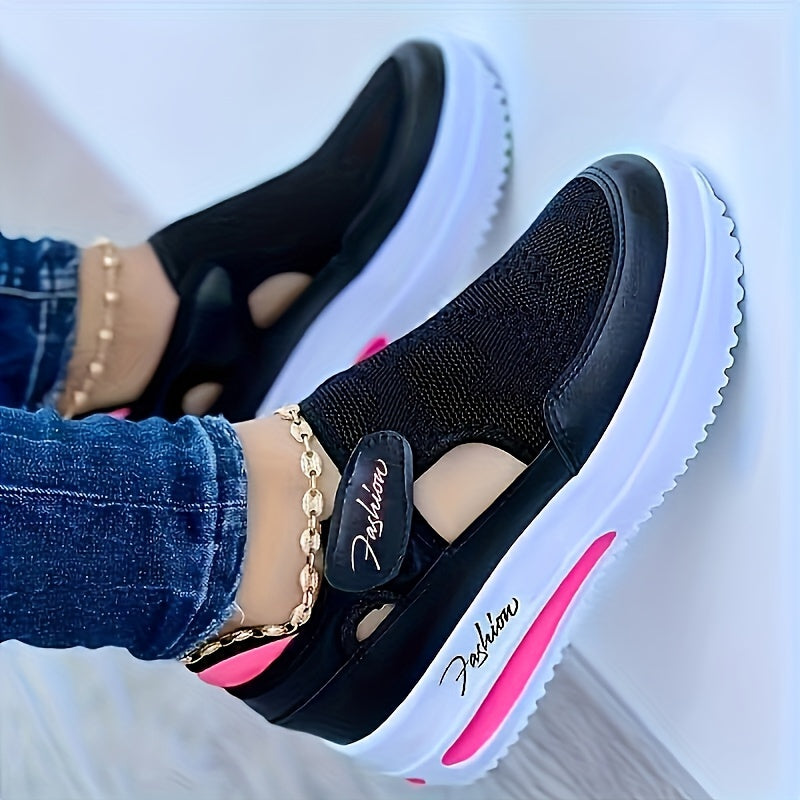 Baskets slip-on respirantes au confort stable