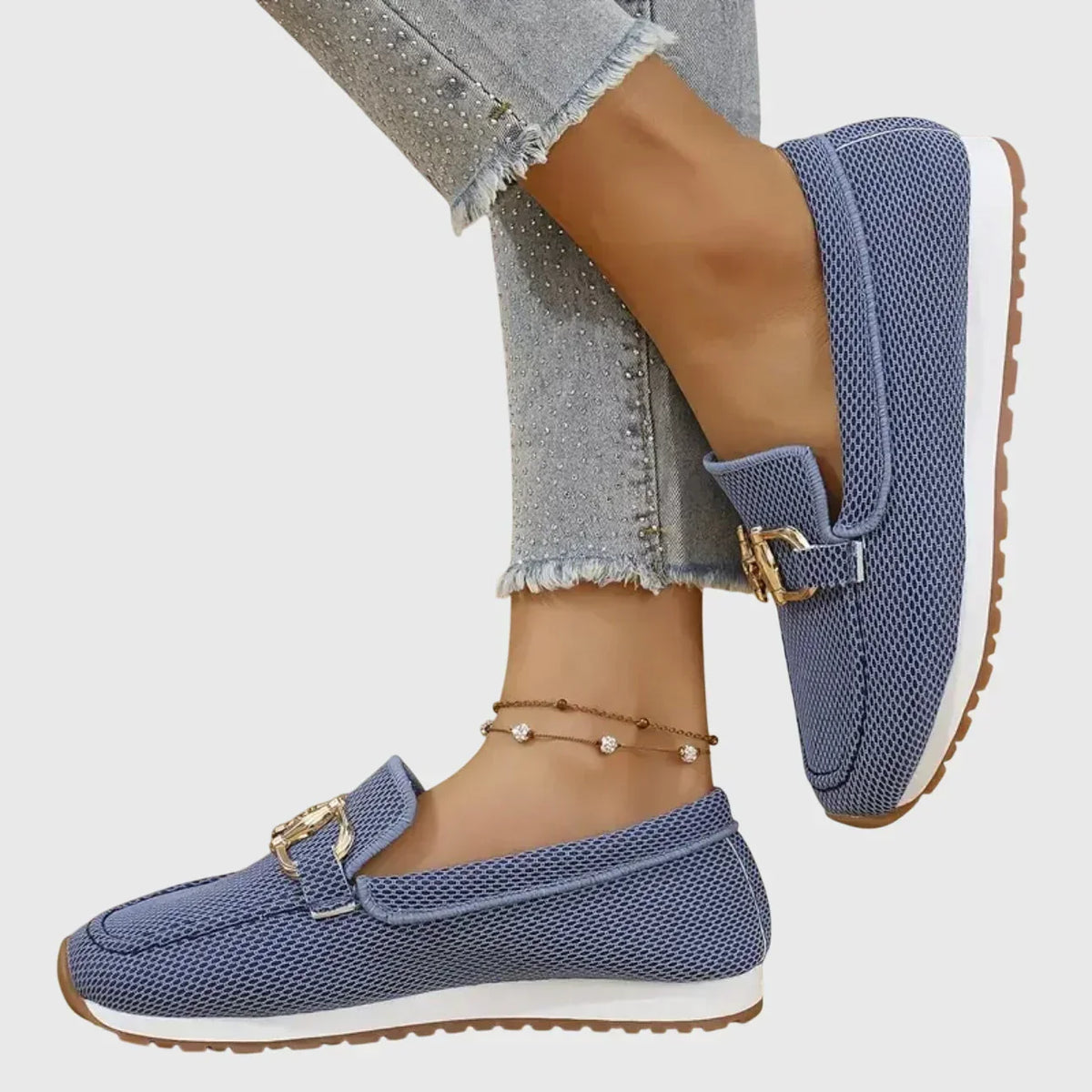 Camilla | Slip-on sportives à détail doré