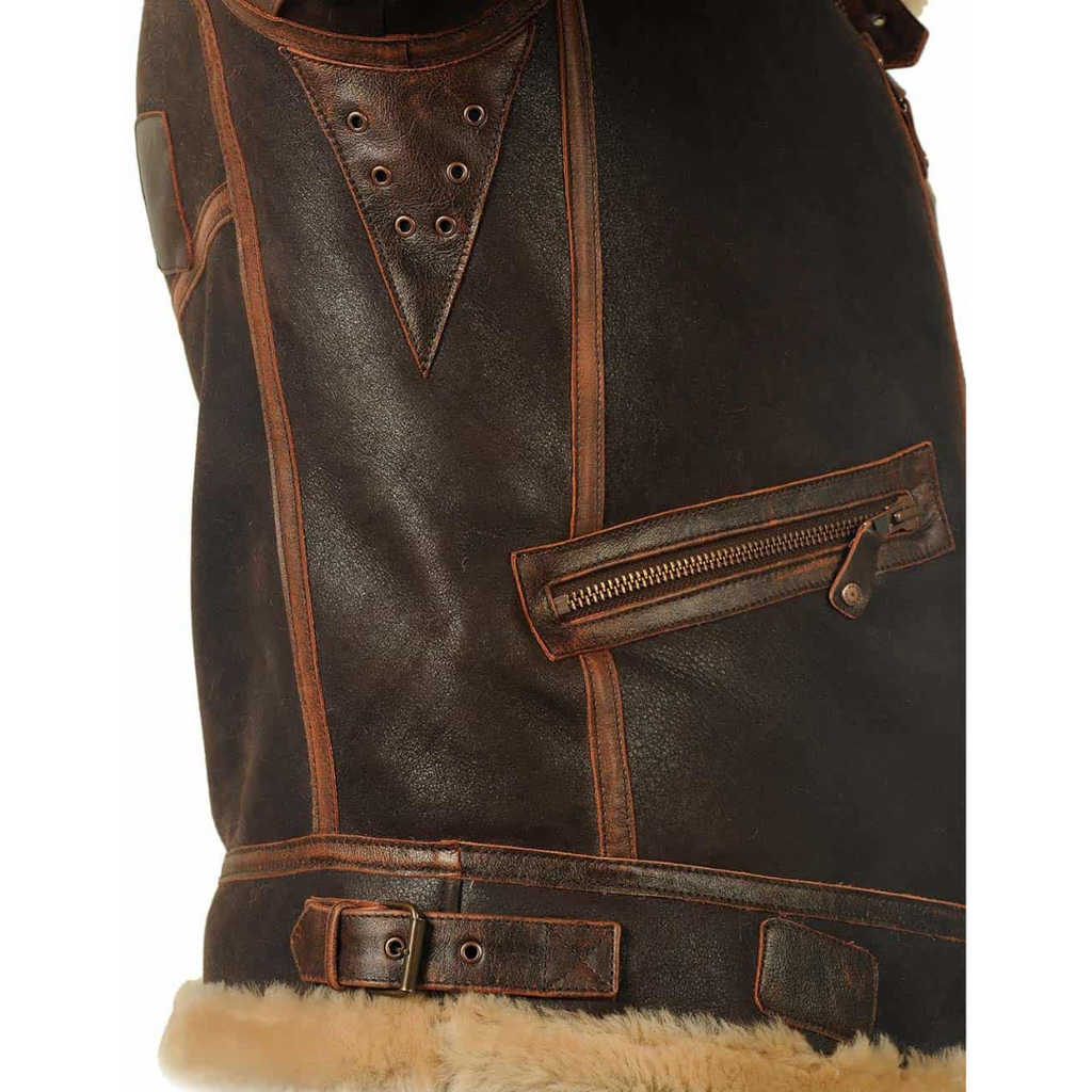 Manteau en Cuir Chic avec Détails Raffinés - Maison Claire et Sylvie